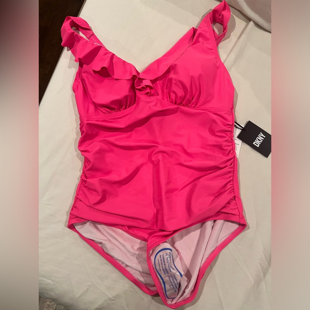 One piece swim pink